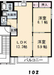 シャーメゾンＳ　Ａ棟 A0102号-16