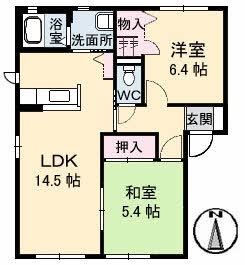 シャトーグリーンＢ棟 102号-16