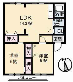 サンビレッジ高松　Ｂ棟 B0202号-16