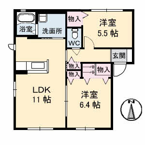 エアトベール A棟 A0102号-16