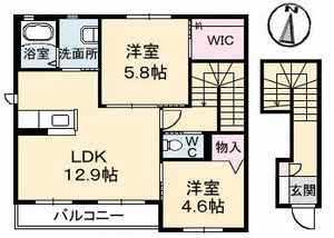 Ｐｒｉｍｏ　Ａｍｏｒｅ　Ａ棟 A0201号室