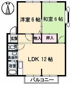 グリーンヒルズ太田　Ｃ棟 C0201号室