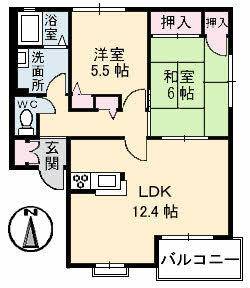ラ・カーナ　Ｂ棟 B201号-2