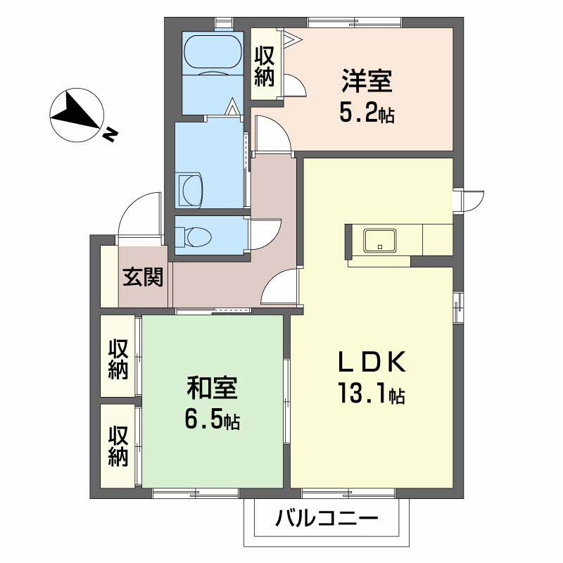 ジュネスタウン A棟 A0201号-2