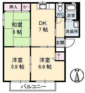サテライトＮ　１棟A0102-2