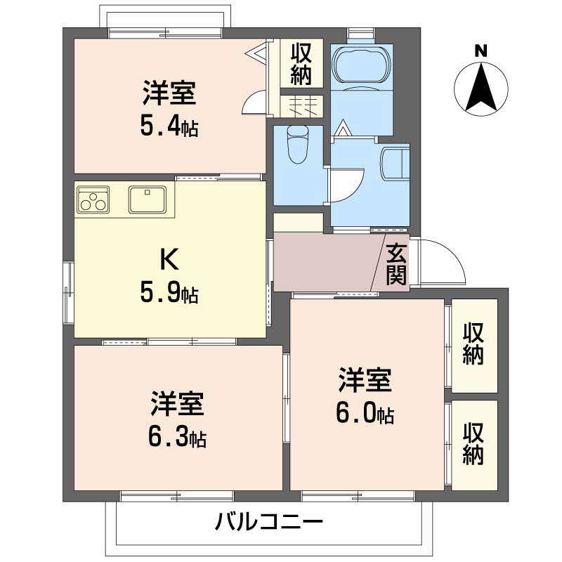 グランコート浅野　Ｄ棟D0202-2