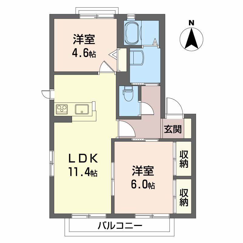 シャーメゾン　Ｂ棟B0202-2