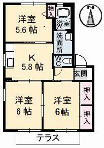 ルエスト　Ｂ棟 B0201号-13