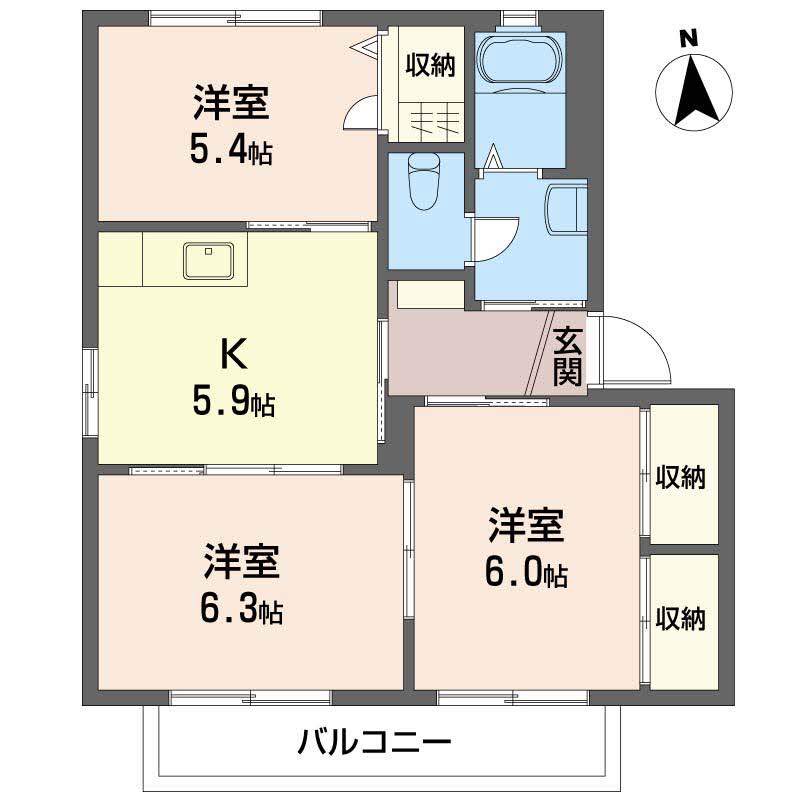 サン・バリュージュ C棟 C0102号-16