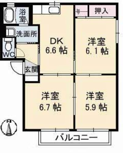 シャーメゾンＳ　Ｂ棟 B0202号-16