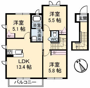 ハイツＭＩＮＯＲＵ　Ｃ棟C0201-2