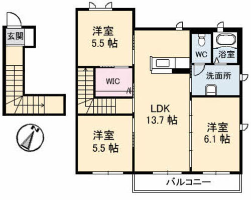 グレイスコート　Ｂ棟 B0201号-16