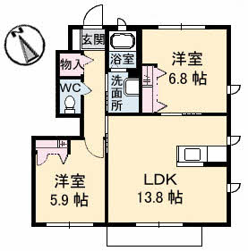 サンモール A棟 A0101号-16