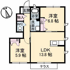 セントラル　ヴィラッジュ　Ｂ棟 B0101号-16