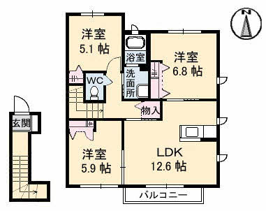 パインテイル　Ａ棟A0201-2