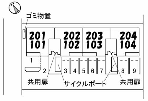 コンフォーザ庚午中 A0201号-2