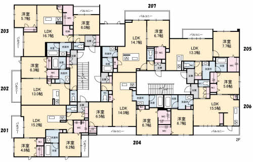 アズール庚午北 A0207号-2