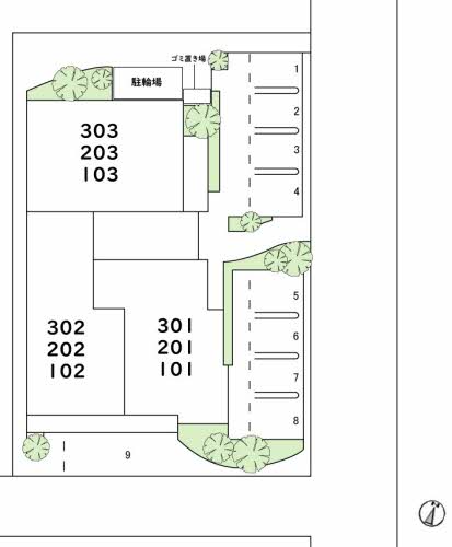 ラルーチェ A0303号-3