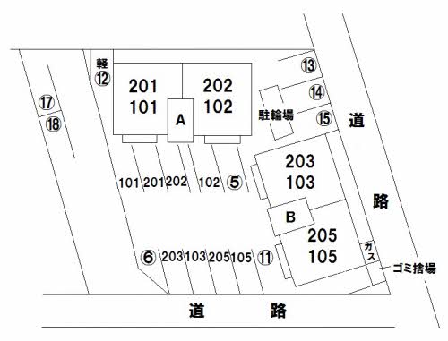 まるハウス　Ｂ棟 B0103号-11