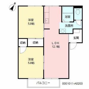ヒルサイド都 A0203号-11