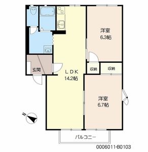 フレグランス常磐　Ｂ棟 B0103号-16