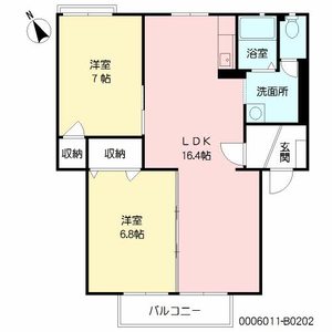 フレグランス常磐　Ｂ棟 B0202号室