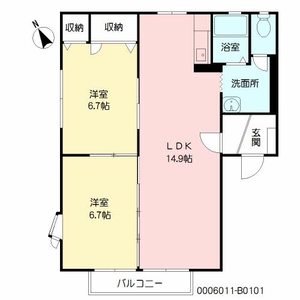 フレグランス常磐　Ｂ棟 B0101号-16
