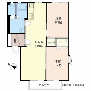 フレグランス常磐　Ｂ棟 B0203号-16