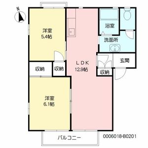 フォンテ月見ヶ丘　弐番館　＊ B0201号室