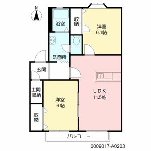 ミカコーポ　Ⅰ A0203号室