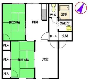 グランデージ・オヌキ　Ａ棟　＊＊ A0101号室