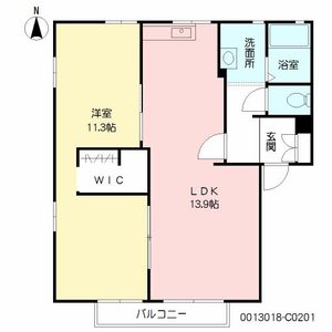 フレグランスひろせ　Ｃ棟　＊＊ C0201号室