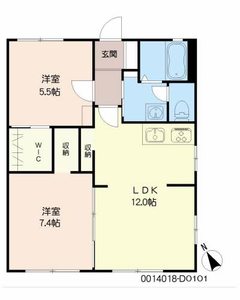 オオノニューコーポ　Ｄ棟　＊＊ D0101号-16