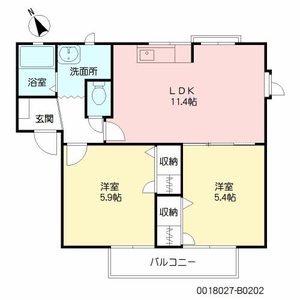 クレール新春日　Ｂ棟 B0202号室