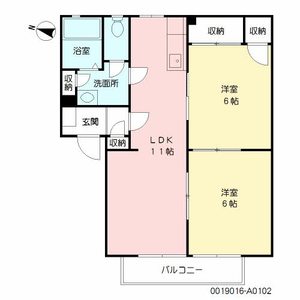 ラルジェント A0102号室