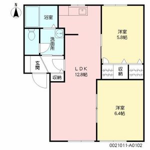 Ｋフラット　Ａ棟 A0102号-14