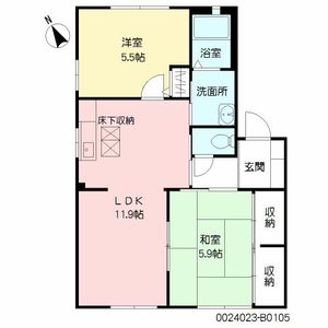 ＡＸＩＳ－Ⅱ　Ｂ棟　＊ B0105号室