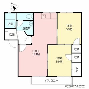 サンコート松岡　＊＊ A0202号室