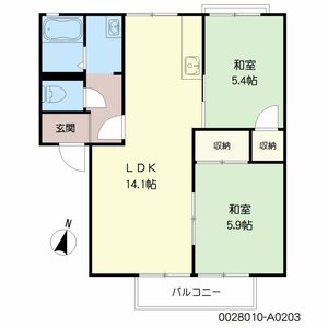 ヴィラコリーナ　＊＊ A0203号室