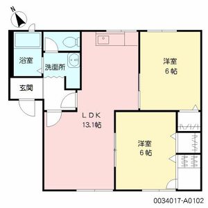 タウンコート A棟 ** A0102号-14
