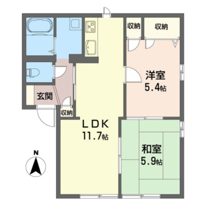 サンコート花山手 B棟 * B0102号-16
