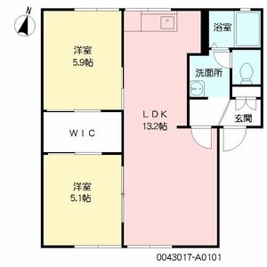 エスペランササキ　Ａ棟　＊＊ A0101号-14