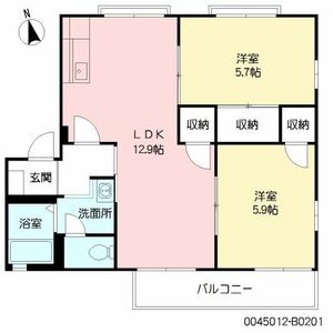 フレグランスM ** B棟 B0201号-16