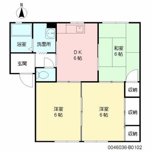モダニティ八分字　Ｂ棟　＊＊ B0102号-14