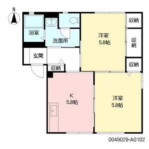 フローリッシュ・サザン　Ａ棟　＊ A0102号室