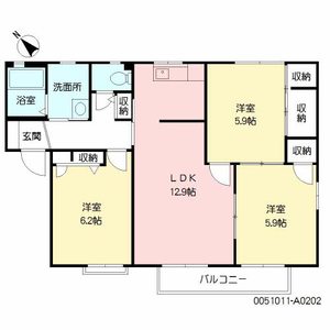 パルテール・ヴィラ　Ａ棟　＊＊ A0202号室