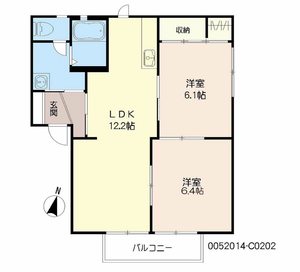 ピアッツァ若楠　Ｃ棟　＊＊ C0202号-2