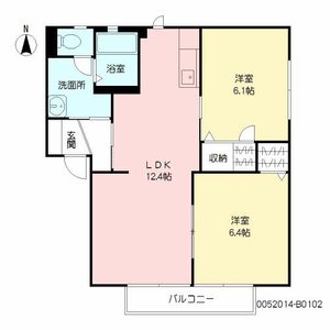 ピアッツァ若楠　Ｂ棟　＊＊ B0102号-12