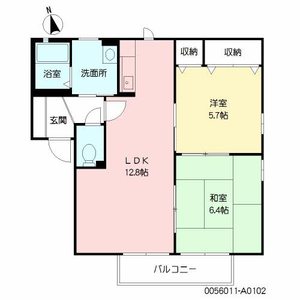 サンバス南原　Ａ棟　＊＊ A0102号室
