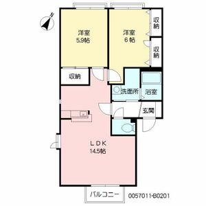 セトル嵐　Ｂ棟　＊ B0201号-15